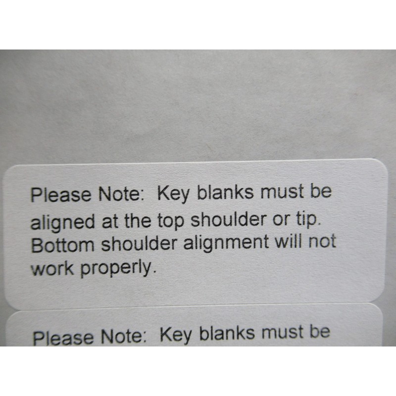Neuter Bow Do Not Duplicate KW1 5 pin Key Blanks