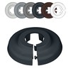 FUX 2 Pieces Radiator Pipe Covers for Pipe diameters 12mm-35mm;