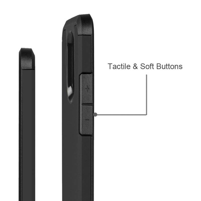 J&D Heavy Duty Dual Layer Hybrid Shockproof Bumper Case for