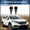 INFINAUTO 2009-2017 Patriot 2009-2017 Black Front Window Washer Nozzle with