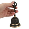 Rattle Retro Relief Hand Cranked Old Buddhist Meditation Bells Rattles