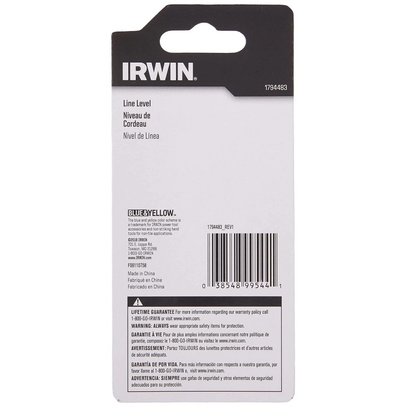 Irwin Tools Line Level, Abs (1794483), Blue