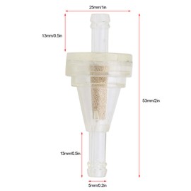 Kit de Filtro de Gasolina para Motocicleta con Núcleo de Cobre para Motos de Nieve ATV UTV, Amplia Aplicación, Alta Confiabilidad, Fácil Instalación, Duradero