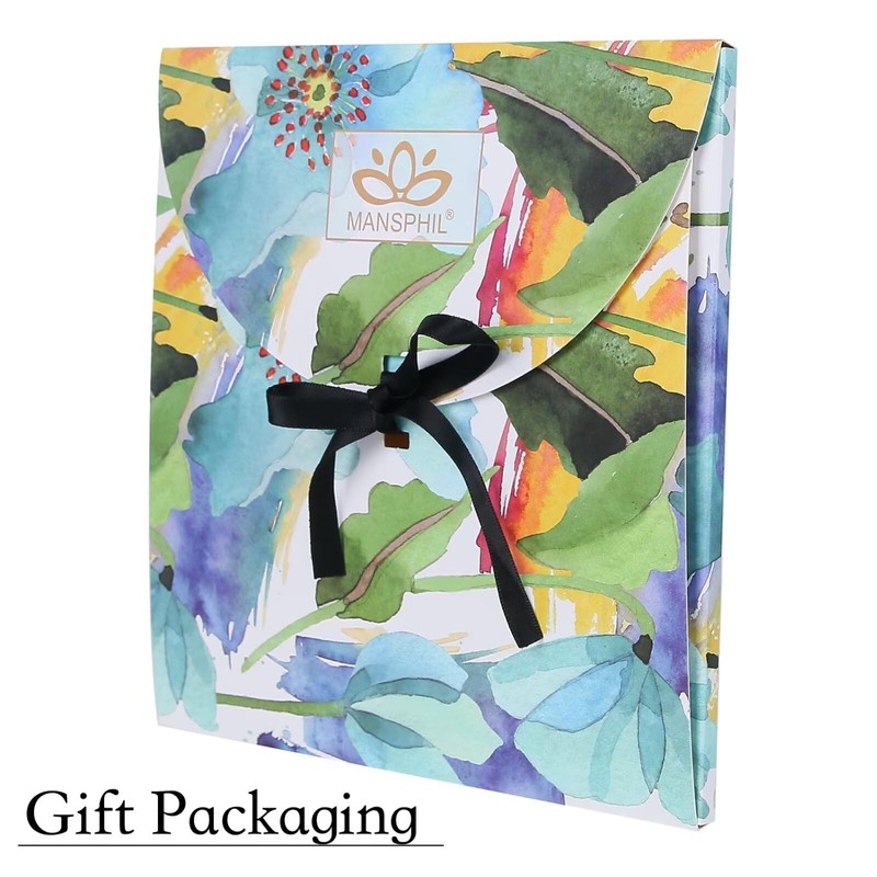 MANSPHIL - Bolsillo cuadrado de seda de morera 100 %