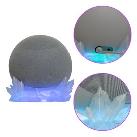 impremli Soporte para Alexa Echo (HD) Tipo Cristales (Traslúcido)