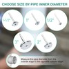 TVIOX PVC Fitting Saver, 5Pcs Pipe Reamer Tool for Removing