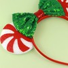 Christmas Mouse Ears Headbands for Women-White