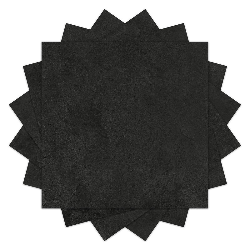 WESTICK Grey Black Marble Floor Tile Peel and Stick Flooring