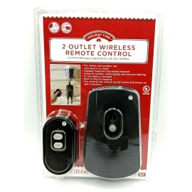 Holiday Times 2 Outlet Wireless Remote Control Indoor & Outdoor 100 ft Range New