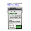 Kastar Battery and AC LCD Dual Fast Charger Compatible with