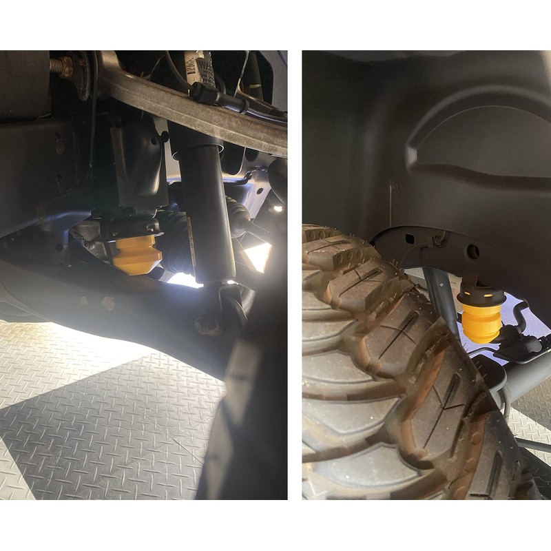 Autoacc Paquete de 2 topes traseros H3, parachoques de eje