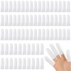 100Pcs Cotton Finger Cots,Finger Bandages Tubular,Thumb Protector,Finger Covers for Flexible