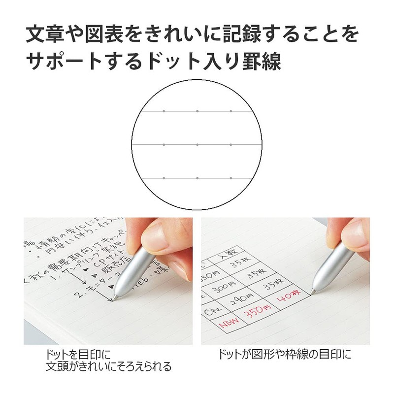 Kokuyo Notebook, Campus Notebook, Adult Campus Notebook, Dotted B, Ruled,