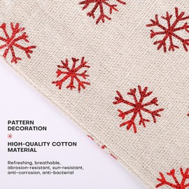 LATERN Pack of 24 Christmas Linen Drawstring Bags, 12 Styles Jute Goodie Bags Jewellery Gift Bag - with Wooden Clip Christmas Sticker and String, for Christmas Wedding Gift Packaging (10 x 14 cm)