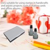 Ink Pads for Stamping, Black Ink Pad and Refill, Fingerprint