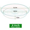 Bleuhome 6 Pack Plant Saucer 4 5 inch (4 inch
