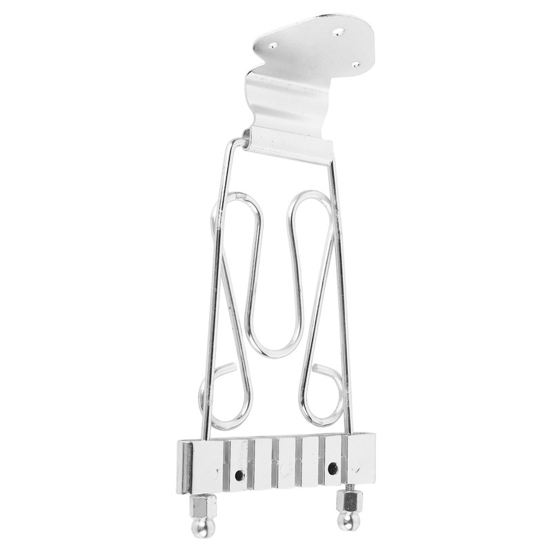 Bass Bridge Tailpiece Zinc Alloy 6 String Electric Bass Bridge