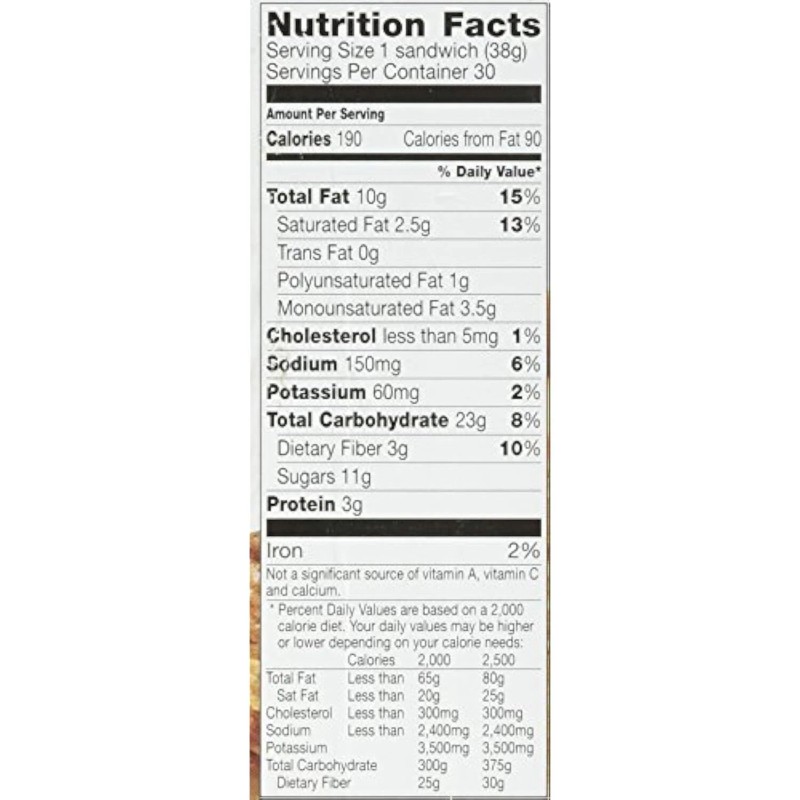 Nature Valley Sandwich Biscuit with Almond Butter (30 count), 1.35