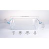 Deep Clear Glass Baking Dish, Rectangular Tempered Glass Baking Pan,