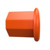 Great Call Athletics 4 Pack Lacrosse Butt Ends (Orange)