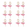 PandaHall Crystal Ballerina Alloy Ballet Dancer Charms with Resin Rhinestone