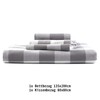Lanqinglv 4562 Black & White 2-Piece Bed Linen Set with