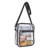 USPECLARE Clear Purse for Stadium Events Clear Messenger Bag for