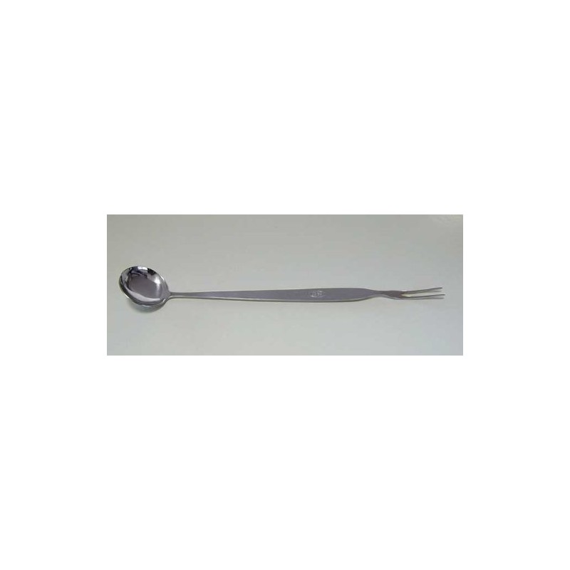 Antibacterial 18-8 Tasting Spoon D Type 5ml Spoon & Fork