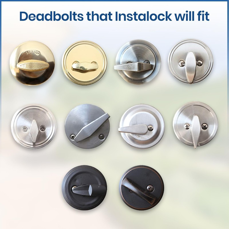 InstaLock Smart Remote Door Lock for Existing Deadbolt - Installs
