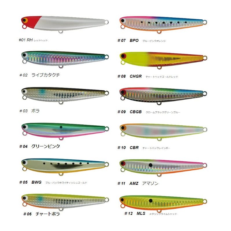 POZIDRIVEGARAGE #04 Jigminnow Flat Flutter 95S 95mm 0.7 oz (20