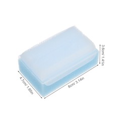 GRIRIW Multifunctional Tactile Brush Bath Scrubber Nail Scrubber Brush Sensory Tool for Therapy Gentle Exfoliating Latex-free Sponge Pp Plastic Ergonomic Grip Portable