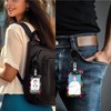 ID Badge Holder with Lanyard,Retractable ID Badge Card Holders with