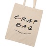 Reusable Crap Bag Grocery Tote, Approx. 40 x 40 cm,