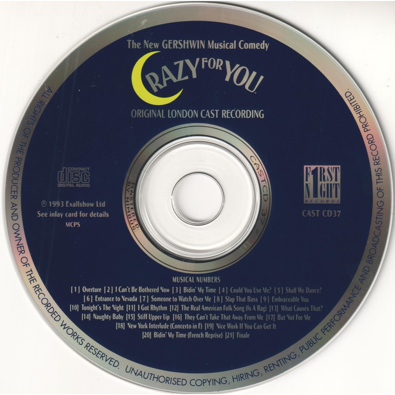 Crazy for You London Cast