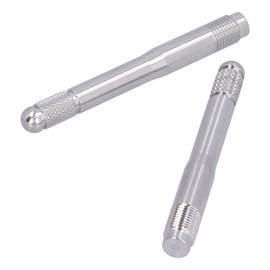 Stainless Steel Wheel Mounting Aid Rims Changing Aid Wheel Stud Alignment Pin 2 Pieces Wheel Bolt Alignment Pins Wheel Mounting Guide M14 x 1.5 Thread Stainless Steel Tool, Default