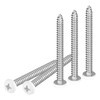 DTGN #10x2" White Screws - 25Pack - 304 Stainless Steel