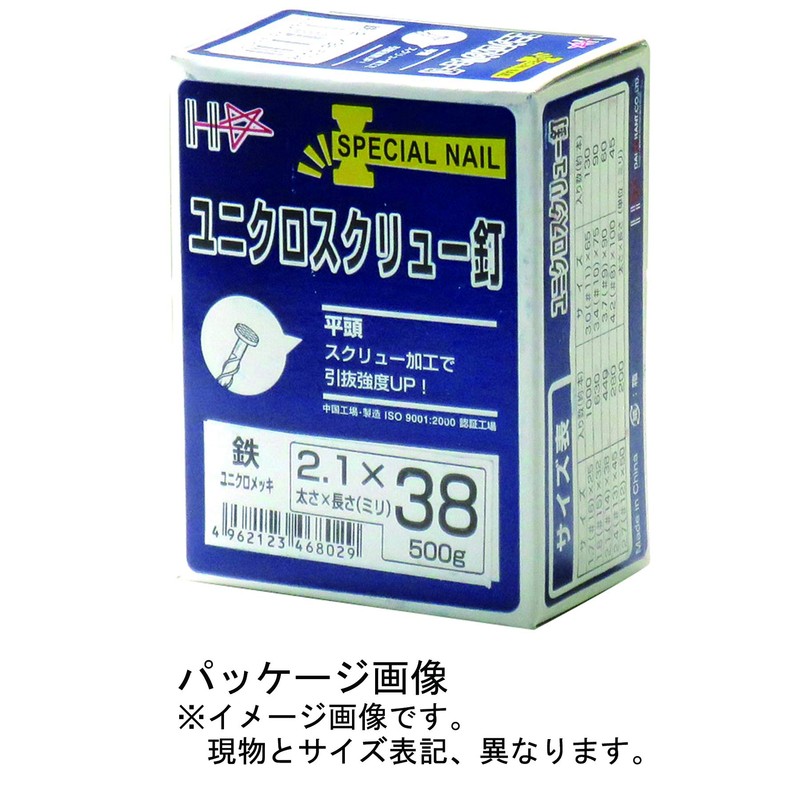 Universe Screw Nails, Flat Head, 17.6 oz (500 g), 2.4