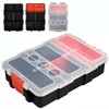 Compartment Small Parts Organizer, Waterproof Portable Organizer Box with Removable