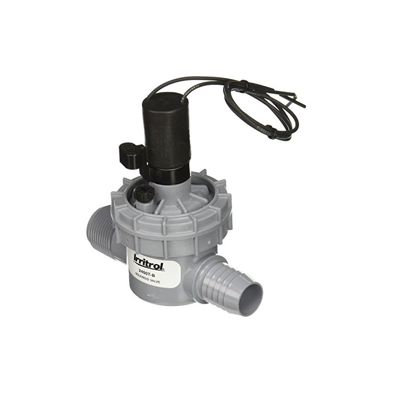 Irritrol 2400T-B Globe Valve Male x Barb Connection, 1"
