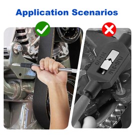 C Q CHANG QI 8PC 70500 Tap Socket Set Use with 1/4" & 3/8" Drive, Fit Fractional MCTI Standard Tap thru 1/2" & 1/8" NPT taps Metric Tap thru 12mm Manufactured to MCTI Standard