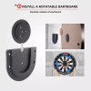 Cyeelife Fixed/Rotating 360 Dart Board Hanging Kit, Wall Mounting Bracket