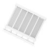 Tension Rod Shelf Adjustable Length Space Saving Nail Free Expandable