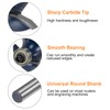sourcing map Rounding Cutter Diameter 1/4 Shank 1 Inch Radius
