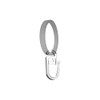 Interdeco Folding Hooks with Flat Eyelet, Clip Over Hooks for
