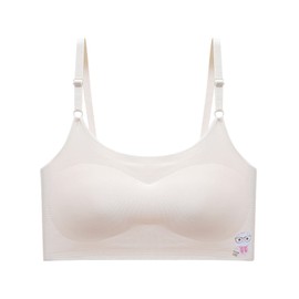 brasier de entrenamiento para niñas, con espalda cruzada, brasier deportivo sin costuras, brasier para adolescentes, cómodo sin costuras, brasier para niñas con almohadilla extraíble de copa Mini-A,