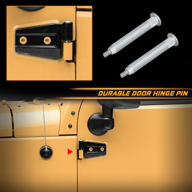 NDRUSH Door Hinge Pin Repair Kits Door Hinge Nuts Anti-Rust