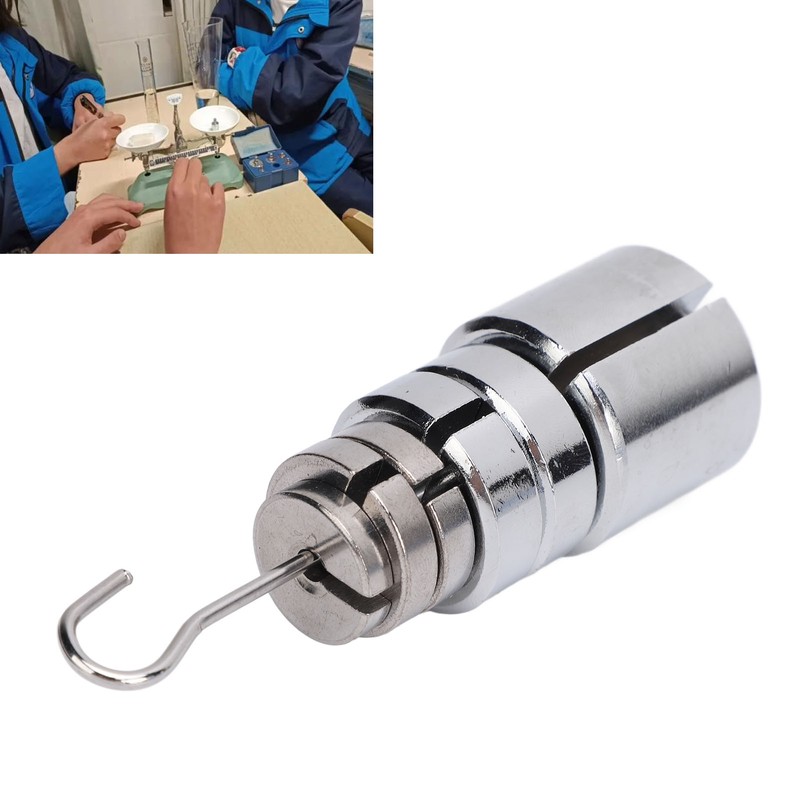 Lab Slotted Mass Set Chrome Plated Steel Accurate 200g 50g