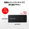 BUFFALO USB 3.0 Micro SD/SD Card Reader, White, BSCR27U3WH