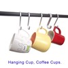 UFOVAOK Pack of 10 S Hooks, Black, S Shaped Aluminium