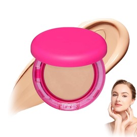 Hydrating Balm Foundation for Mature Skin, Medium Buildable Coverage Balm Foundation Makeup Blurs Fine Lines, Age-Defying, Satin Finish for All Skin Types, Vegan & Clean (Light)